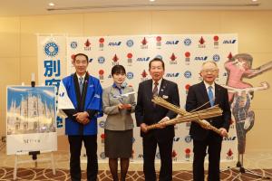 記念撮影した写真