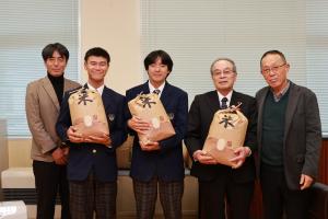 記念撮影した写真