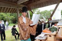 夏本番！海開きを前に安全祈願　－長崎鼻リゾートキャンプ場－の画像1